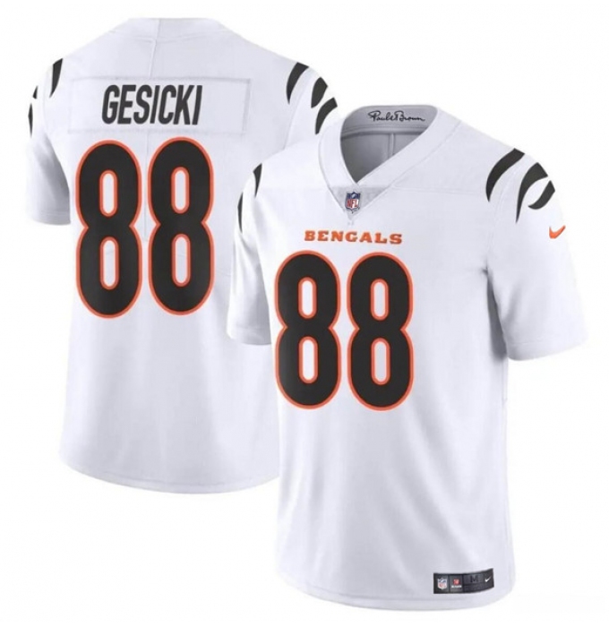 Men's Cincinnati Bengals #88 Mike Gesicki White Vapor Untouchable Limited Stitched Jersey