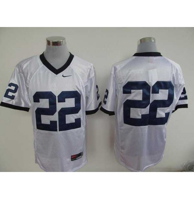 Nittany Lions #22 Navy white Embroidered NCAA Jersey