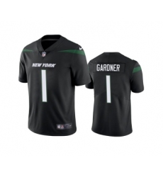 Men's New York Jets #1 Ahmad Gardner 2022 Black Vapor Untouchable Limited Stitched Jersey