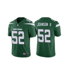Men's New York Jets #52 Jermaine Johnson II 2022 Green Vapor Untouchable Limited Stitched Jersey