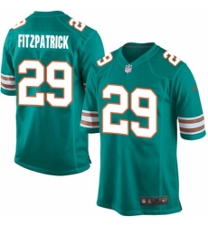 Men's Nike Miami Dolphins #29 Minkah Fitzpatrick Game Aqua Green Alternate NFL Jersey