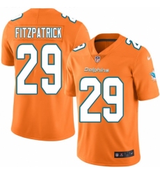 Youth Nike Miami Dolphins #29 Minkah Fitzpatrick Limited Orange Rush Vapor Untouchable NFL Jersey