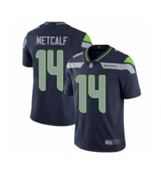 Youth Seattle Seahawks #14 D.K. Metcalf Navy Blue Team Color Vapor Untouchable Limited Player Football Jersey