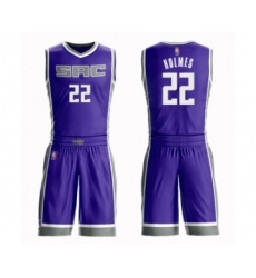 Men's Sacramento Kings #22 Richaun Holmes Swingman Purple Basketball Suit Jersey - Icon Edition