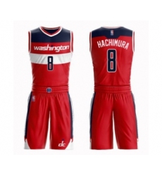 Women's Washington Wizards #8 Rui Hachimura Swingman Red Basketball Suit Jersey - Icon Edition
