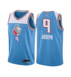 Men's Sacramento Kings #9 Cory Joseph Authentic Blue Basketball Jersey - City Edition