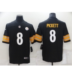 Men's Pittsburgh Steelers #8 Kenny Pickett Nike Black Draft First Round Pick Limited Jersey