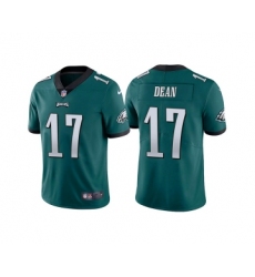 Men's Philadelphia Eagles #17 Nakobe Dean Green Vapor Untouchable Limited Stitched Jersey