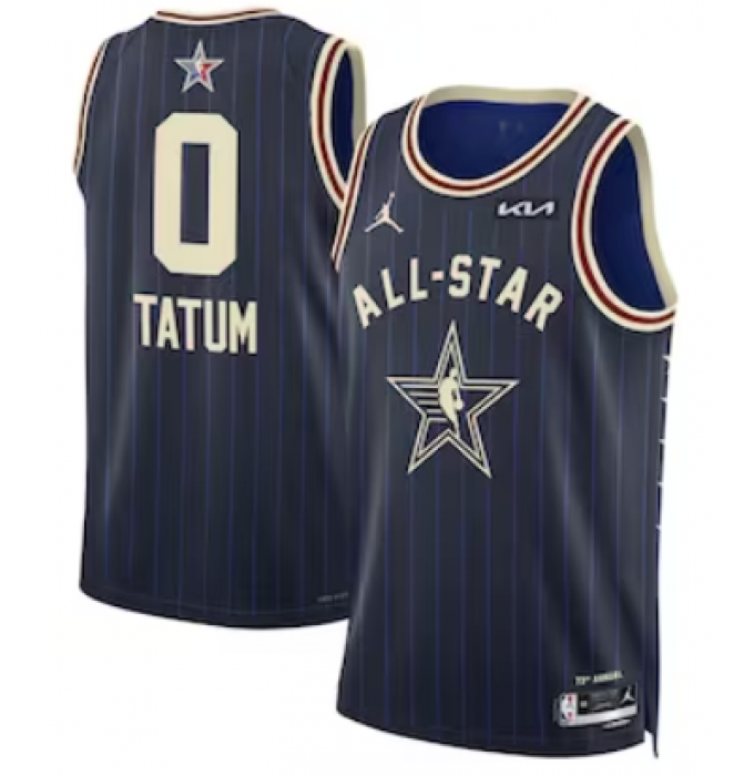 Men's Unisex Jayson #0 Tatum Jordan Brand Navy 2024 NBA All-Star Game Swingman Jersey