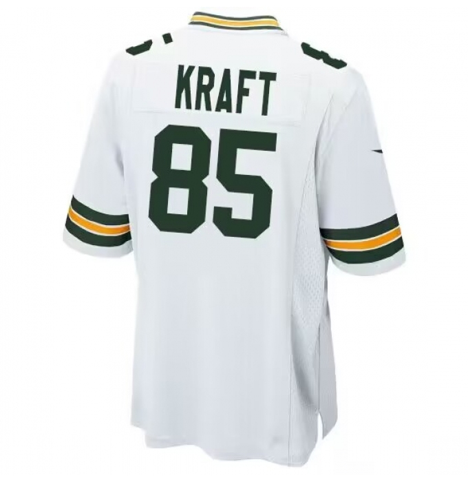 Men's Nike Green Bay Packers #85 Tucker Kraft White Untouchable Stitched Jerseys