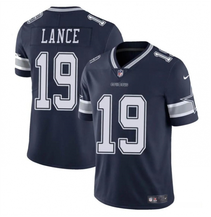 Men's Dallas Cowboys #19 Trey Lance Navy Untouchable Limited Football Stitched Jersey