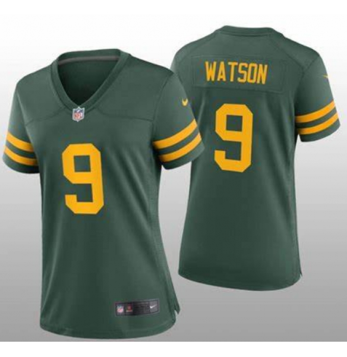 Women's Green Bay Packers #9 Christian Watson Green Legend Stitched Football Jersey