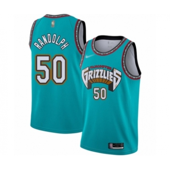 Men's Memphis Grizzlies #50 Zach Randolph Authentic Green Hardwood ...