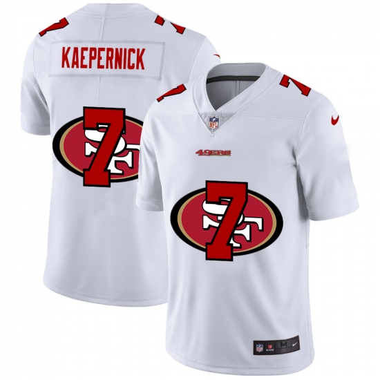Men's San Francisco 49ers #7 Colin Kaepernick White Nike White Shadow Edition Limited Jersey