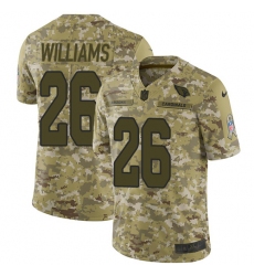 Men's Nike Arizona Cardinals #26 Brandon Williams Limited Camo 2018 Salute to Service NFL Jersey