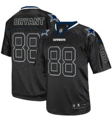 Men's Nike Dallas Cowboys #88 Dez Bryant Elite Lights Out Black NFL Jersey