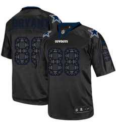 Men's Nike Dallas Cowboys #88 Dez Bryant Elite New Lights Out Black NFL Jersey