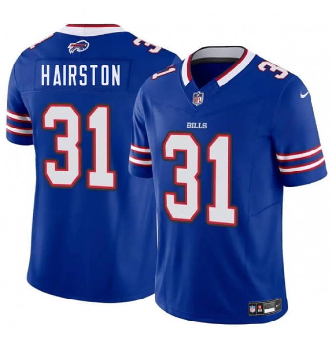 Men's Buffalo Bills #31 Maxwell Hairston Blue 2025 Draft F.U.S.E. Vapor Untouchable Limited Football Stitched Jersey